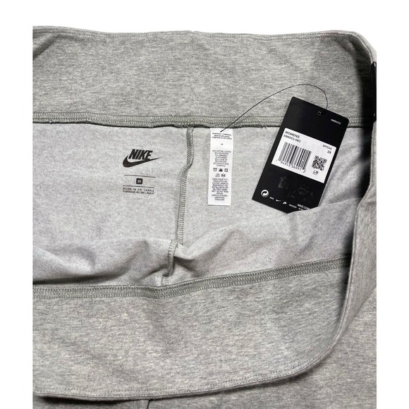 NIKE Women NSW Essential Mid Rise Bike Shorts Grey DB6053 063 - Plus Size 2X New - Picture 6 of 7